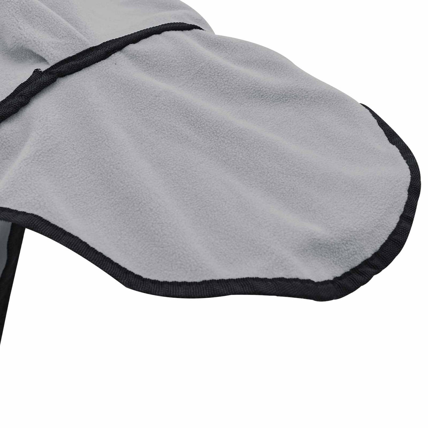 Pferdedecke Hellgrau und Rosa 125 cm Polyester-Fleece