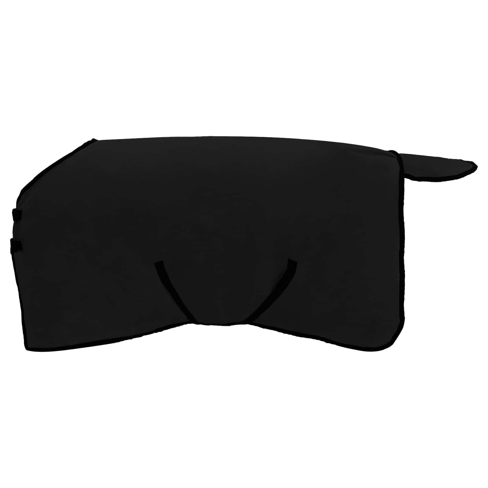 Pferdedecke Schwarz 85 cm Polyester-Fleece