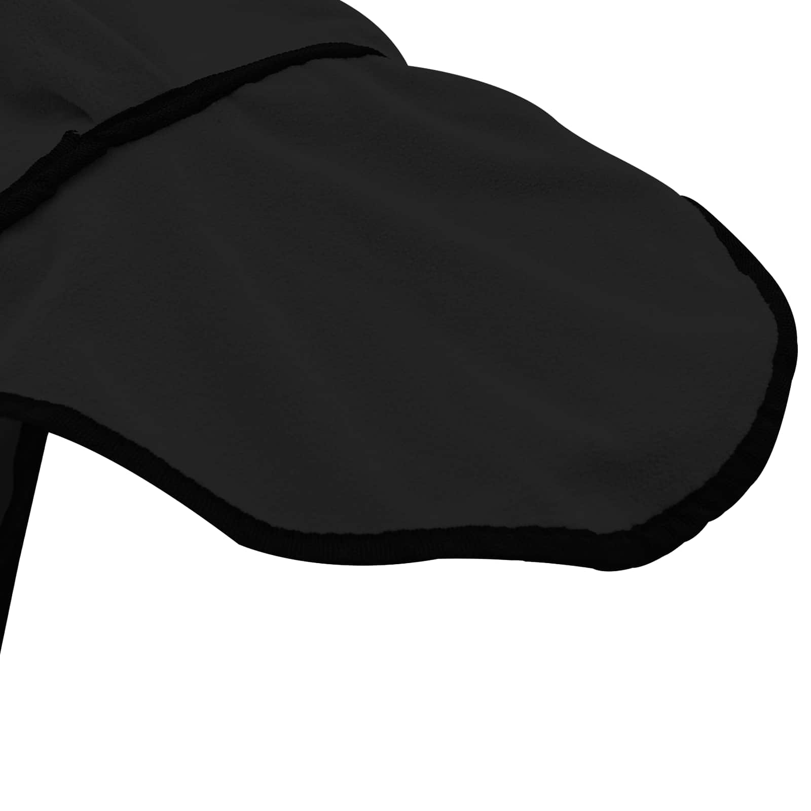 Pferdedecke Schwarz 155 cm Polyester-Fleece