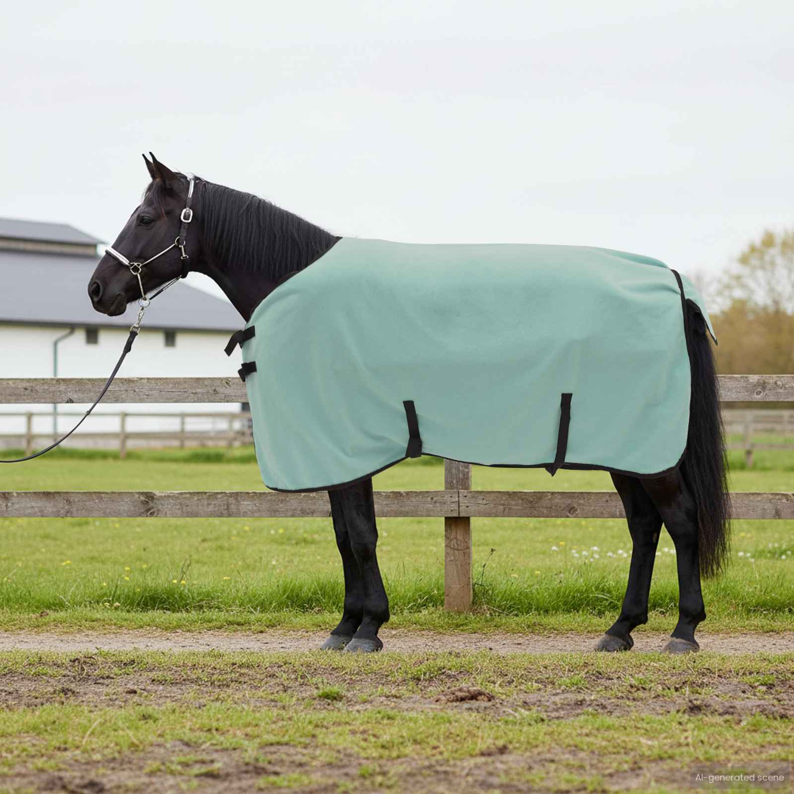 Pferdedecke Sondergrün 115 cm Polyester-Fleece