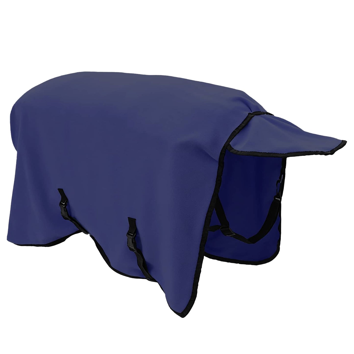 Pferdedecke Marineblau 85 cm Polyester-Fleece