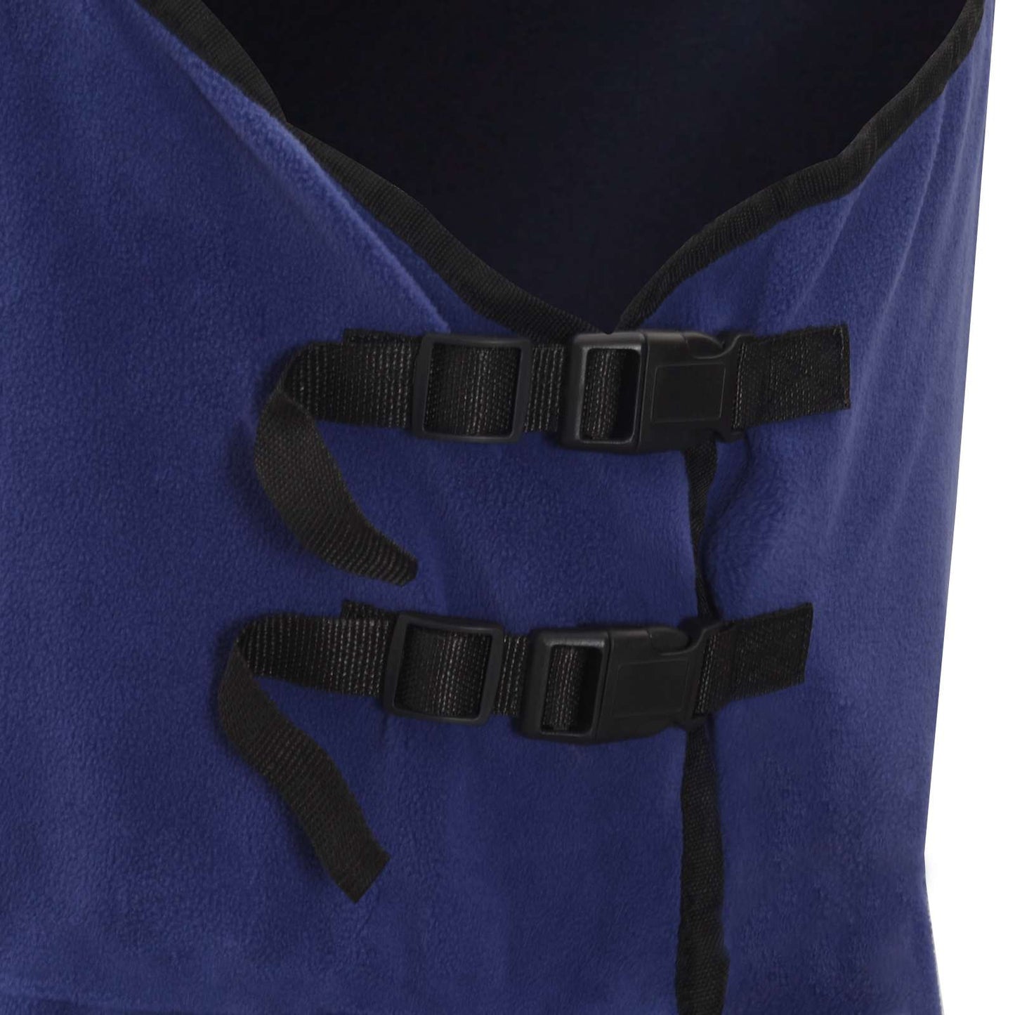 Pferdedecke Marineblau 125 cm Polyester-Fleece