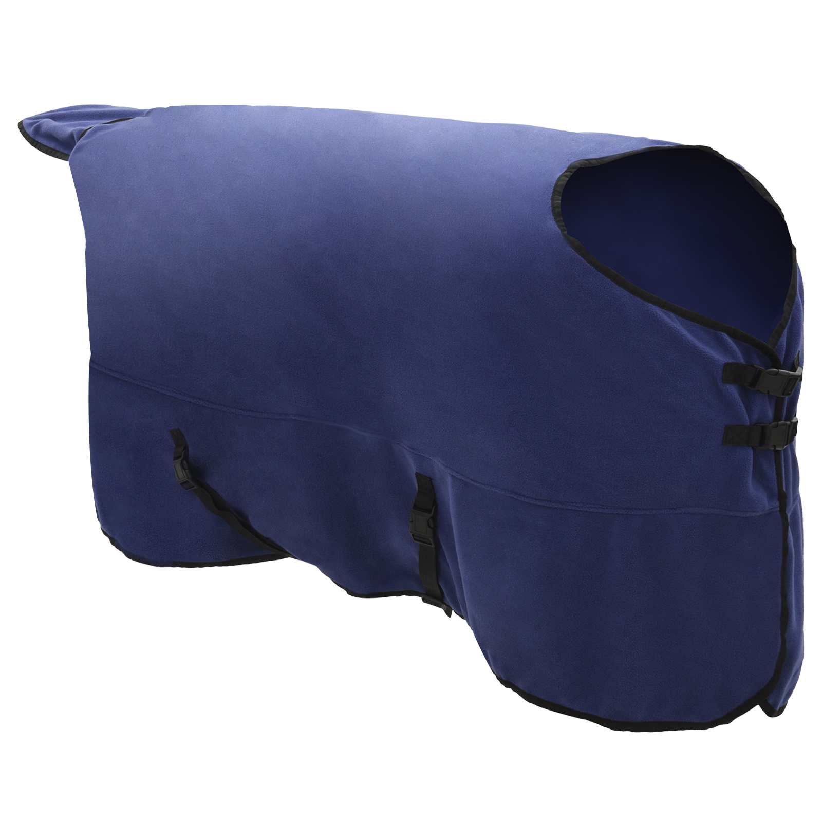 Pferdedecke Marineblau 125 cm Polyester-Fleece