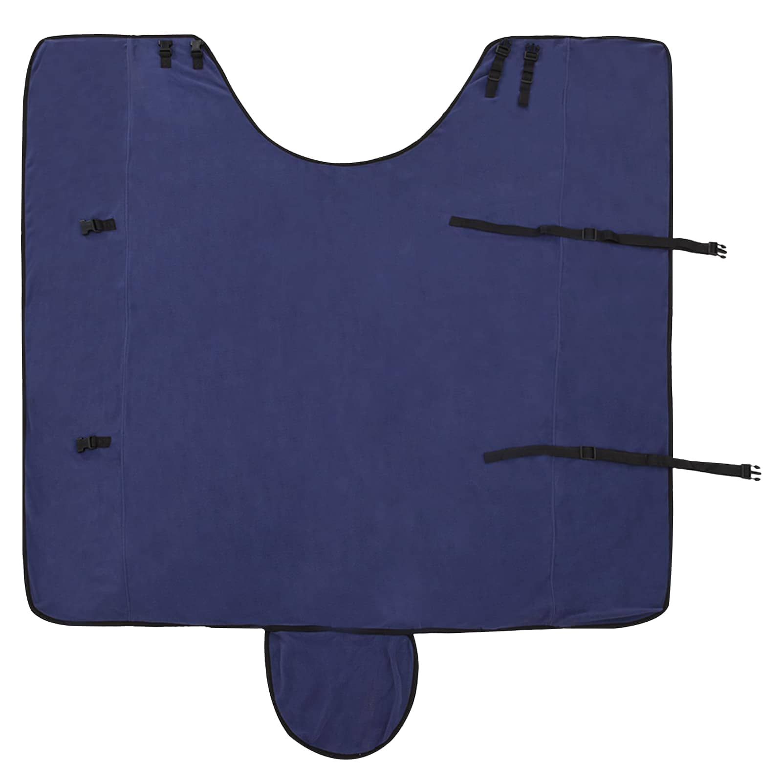Pferdedecke Marineblau 135 cm Polyester-Fleece