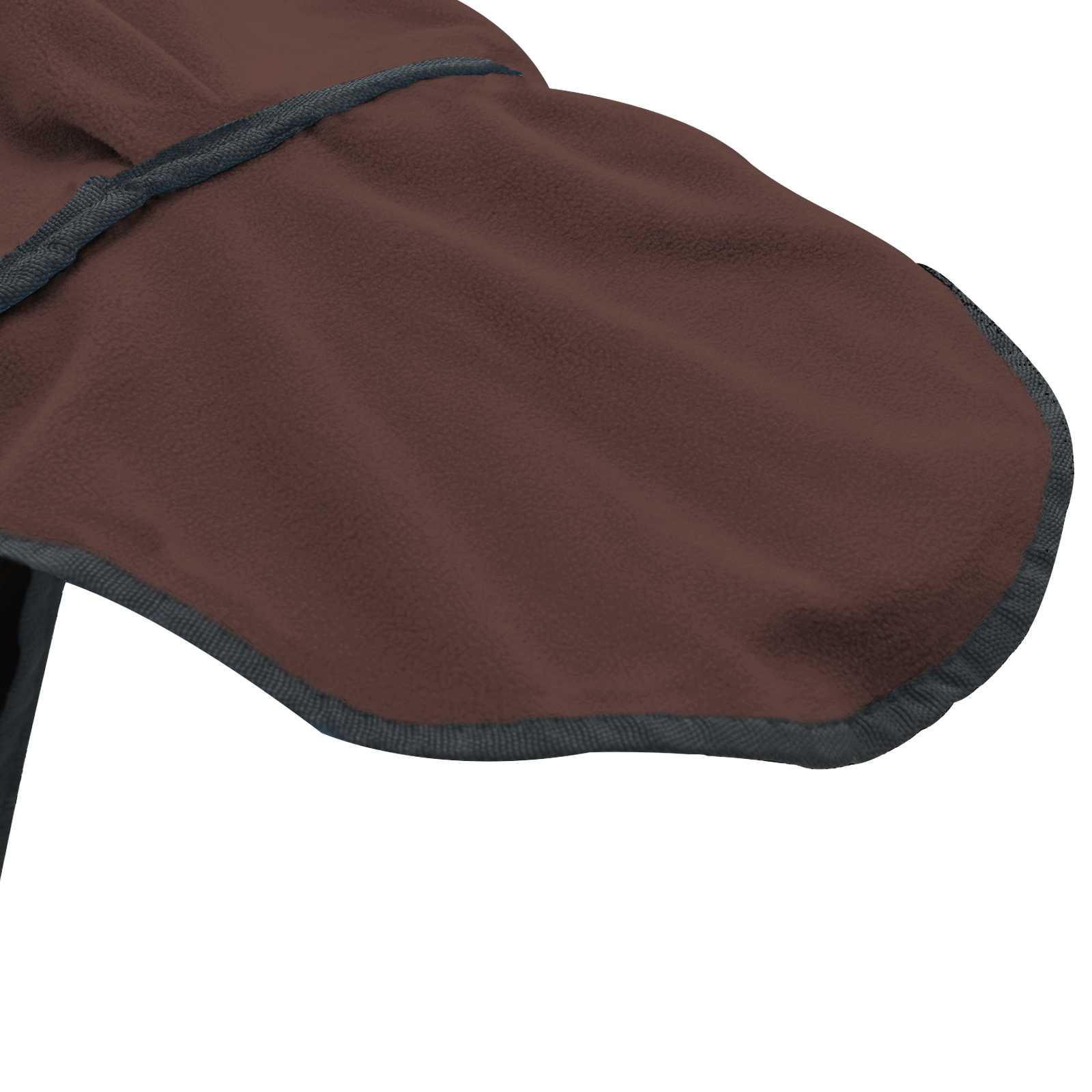 Pferdedecke Volles Dunkelbraun 155 cm Polyester-Fleece