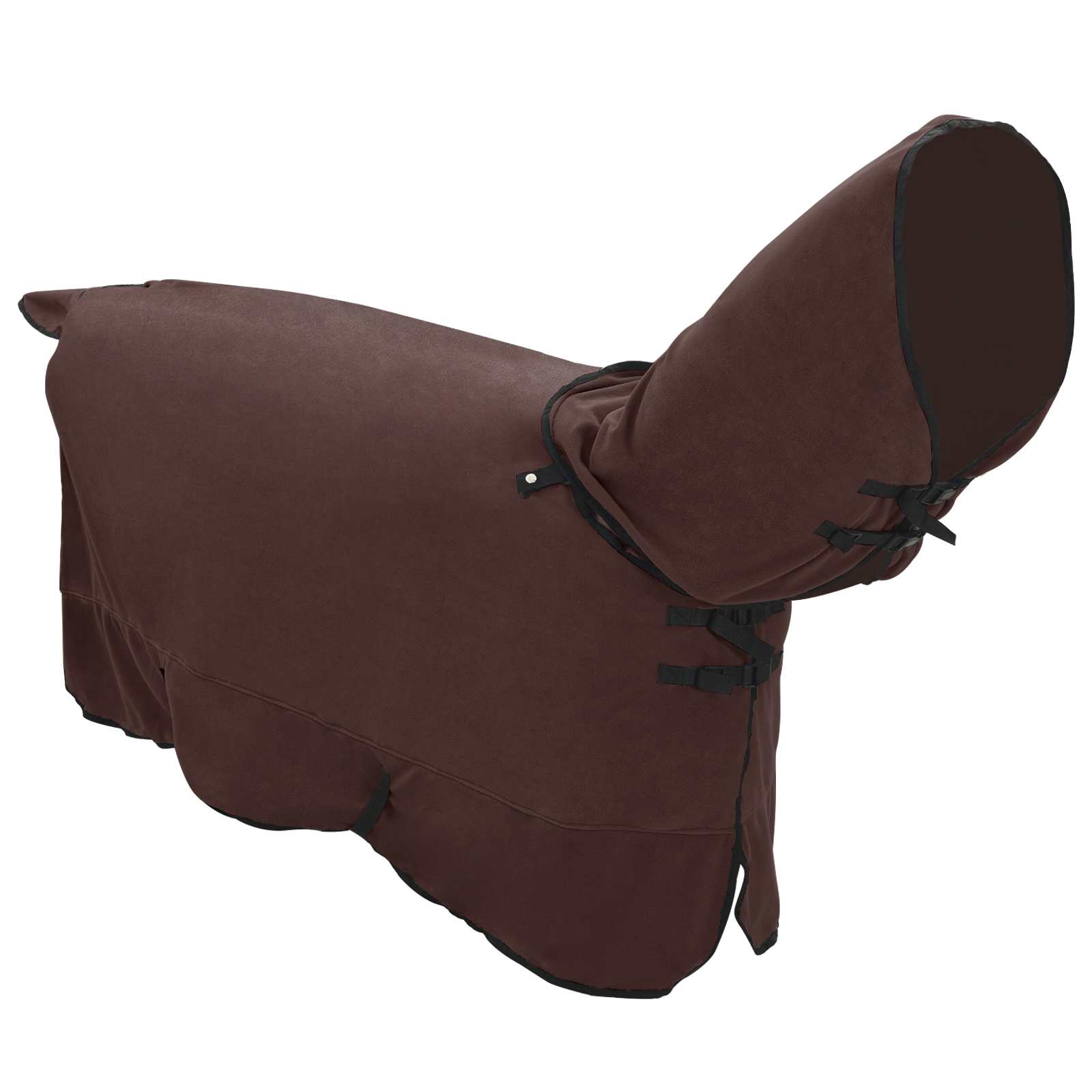 Pferdedecke Volles Dunkelbraun 155 cm Polyester-Fleece