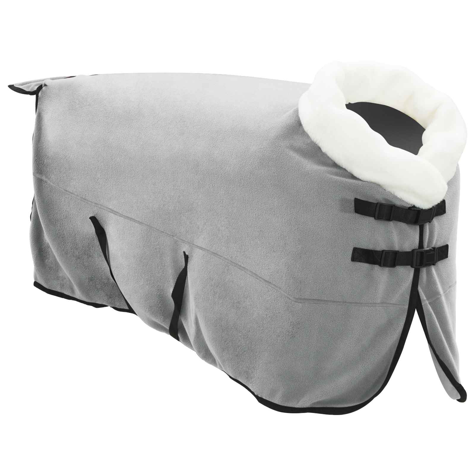 Pferdedecke Vollständiges Hellgrau 135 cm Polarfleece