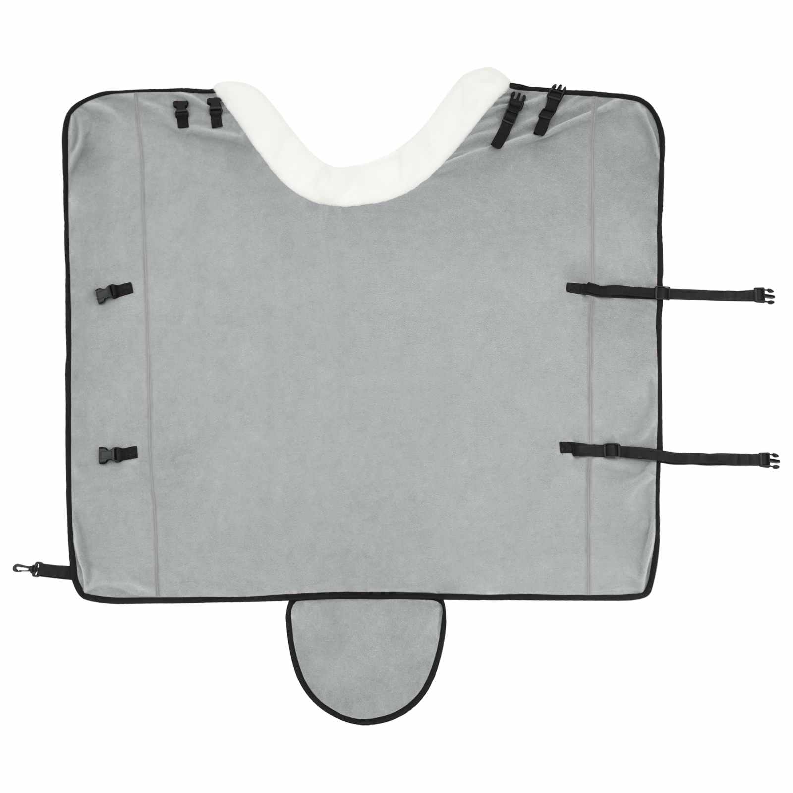 Pferdedecke Vollständiges Hellgrau 135 cm Polarfleece