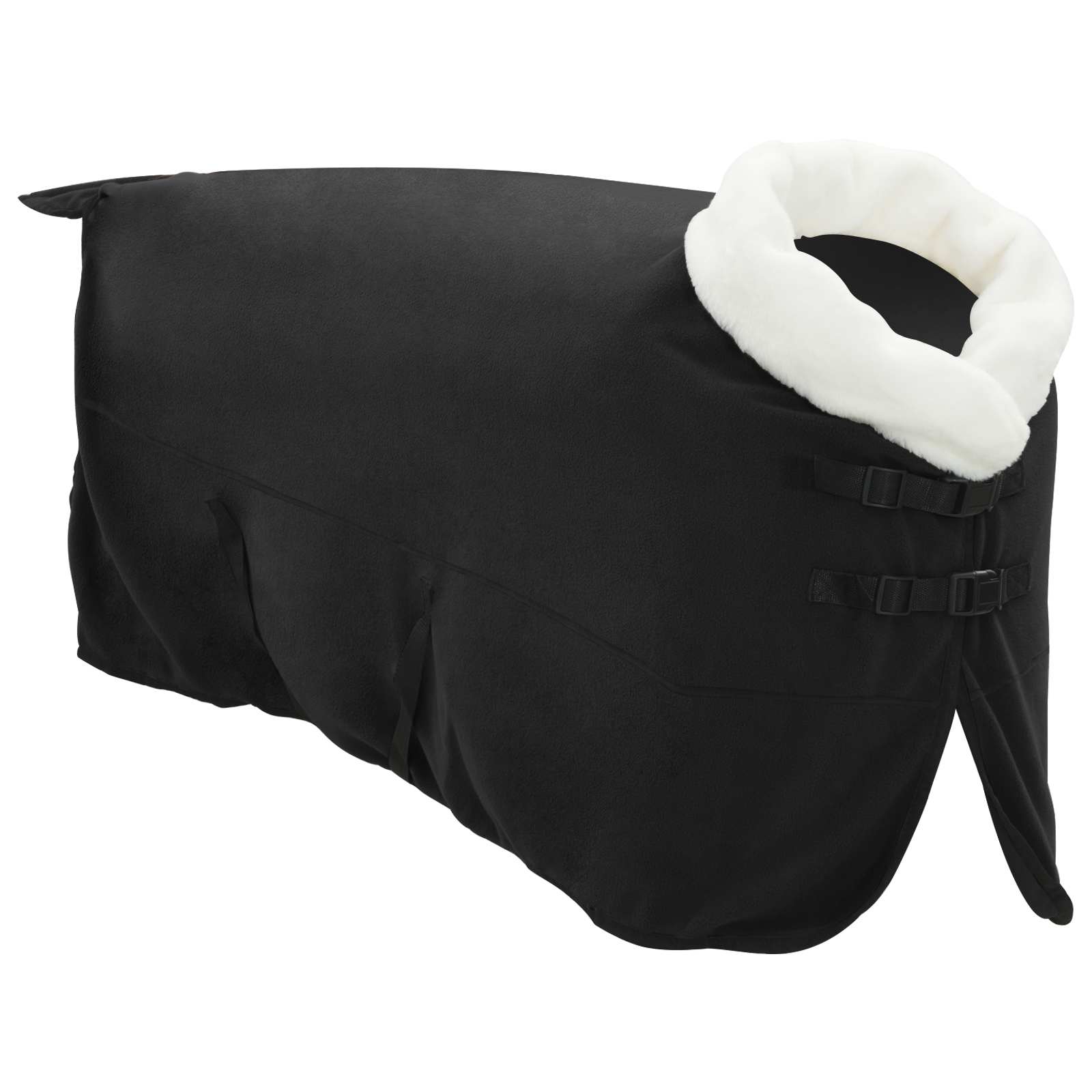 Pferdedecke Schwarz 125 cm Polarfleece
