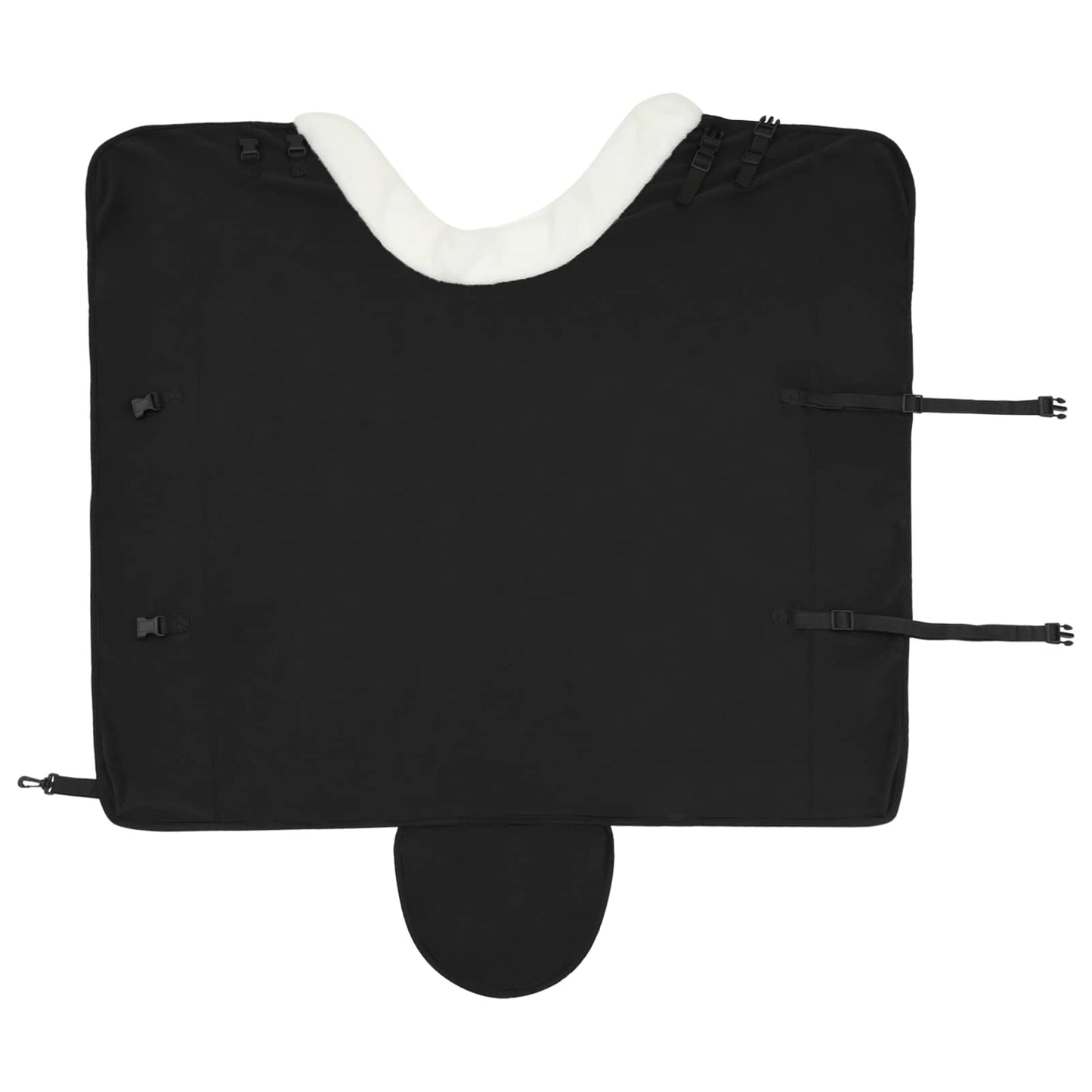 Pferdedecke Schwarz 125 cm Polarfleece