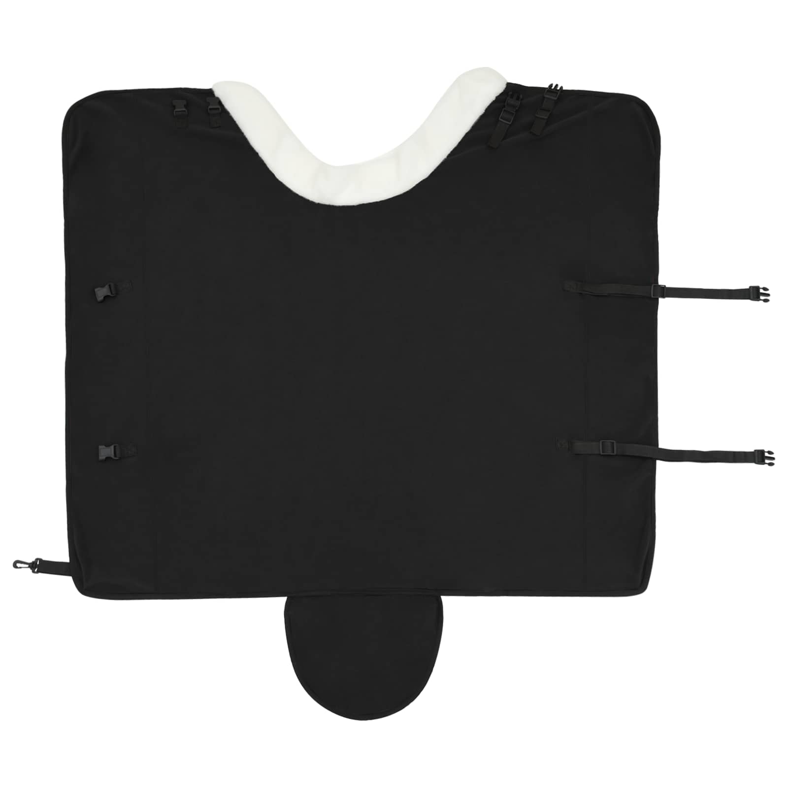 Pferdedecke Schwarz 125 cm Polarfleece