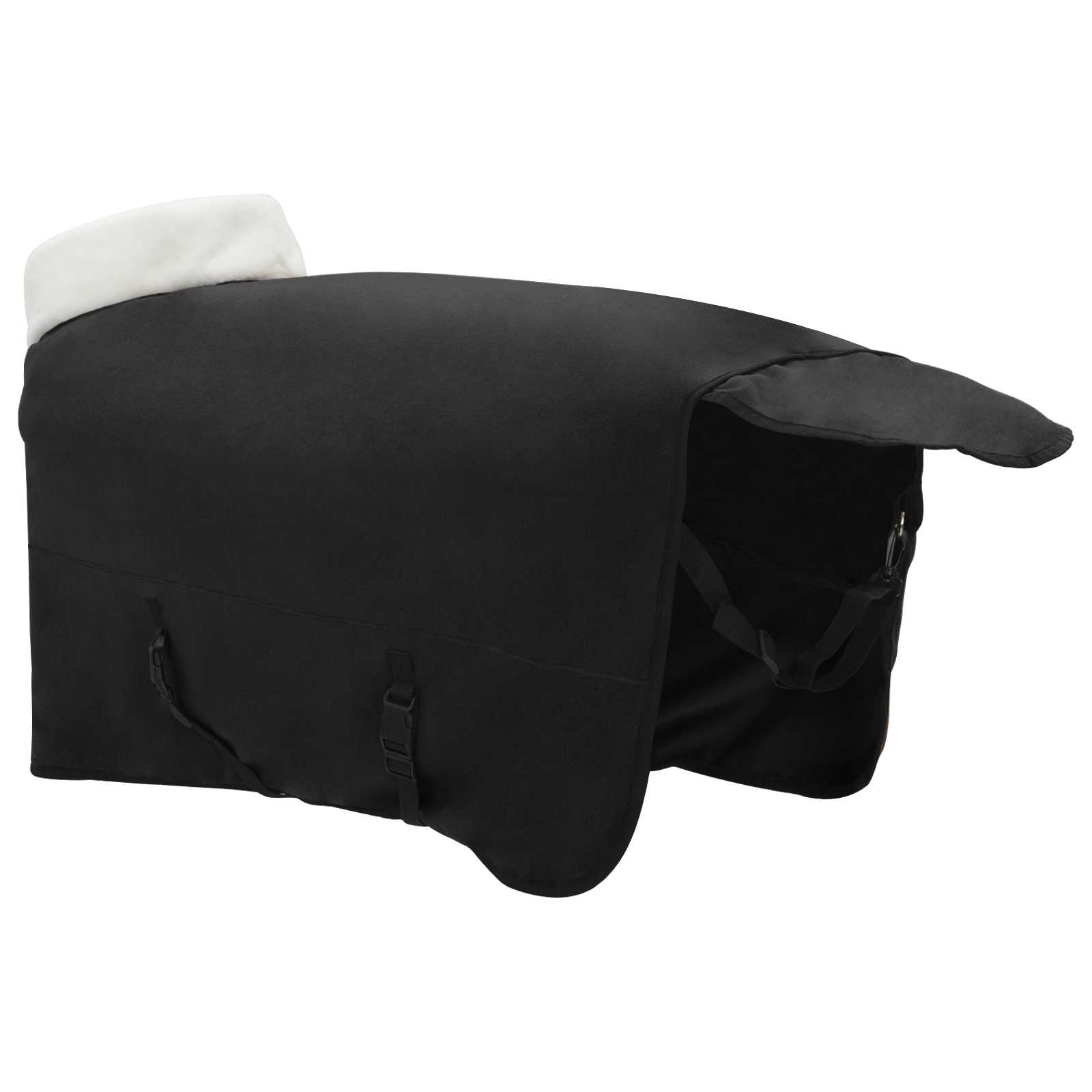 Pferdedecke Schwarz 155 cm Polarfleece