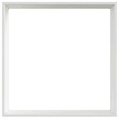 Rasenkante 50 x 50 x 13 cm Stahl Weiß