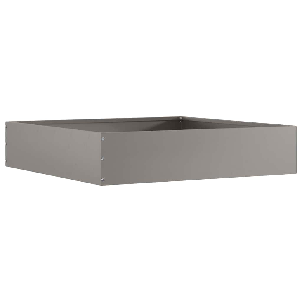 Rasenkante 60 x 60 x 13 cm Rostoptik