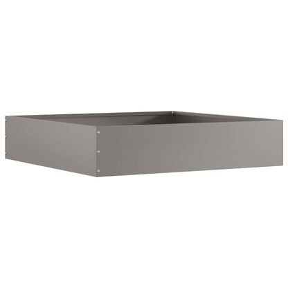 Rasenkante 60 x 60 x 13 cm Rostoptik