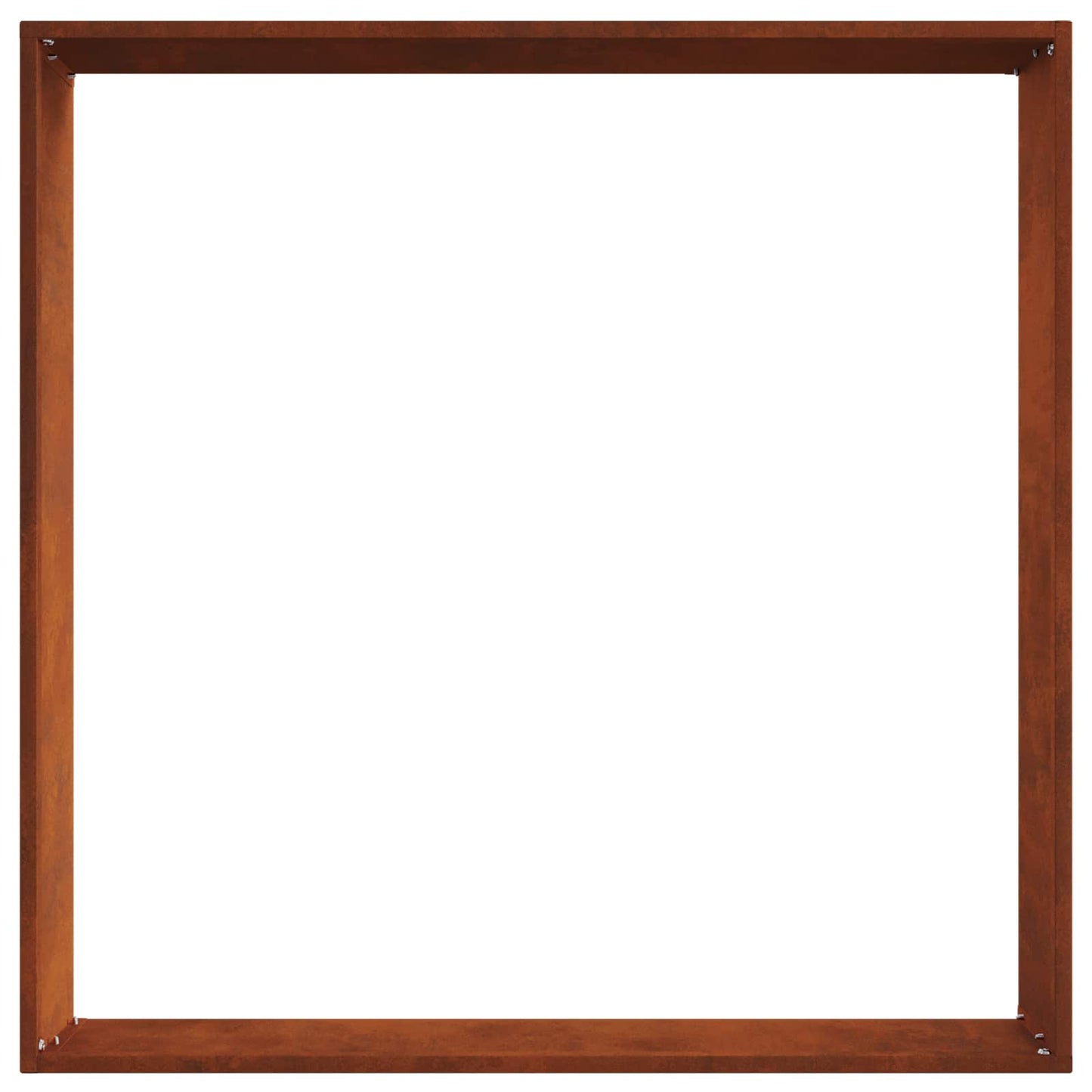 Rasenkante 6 stk. 60 x 60 x 13 cm Rostoptik