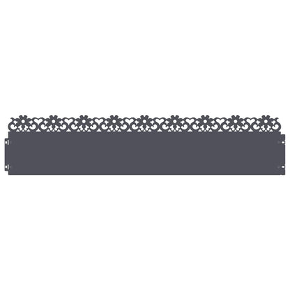 Rasenkanten 30 stk. 103 x 0,05 x 22 cm Stahl Anthrazit