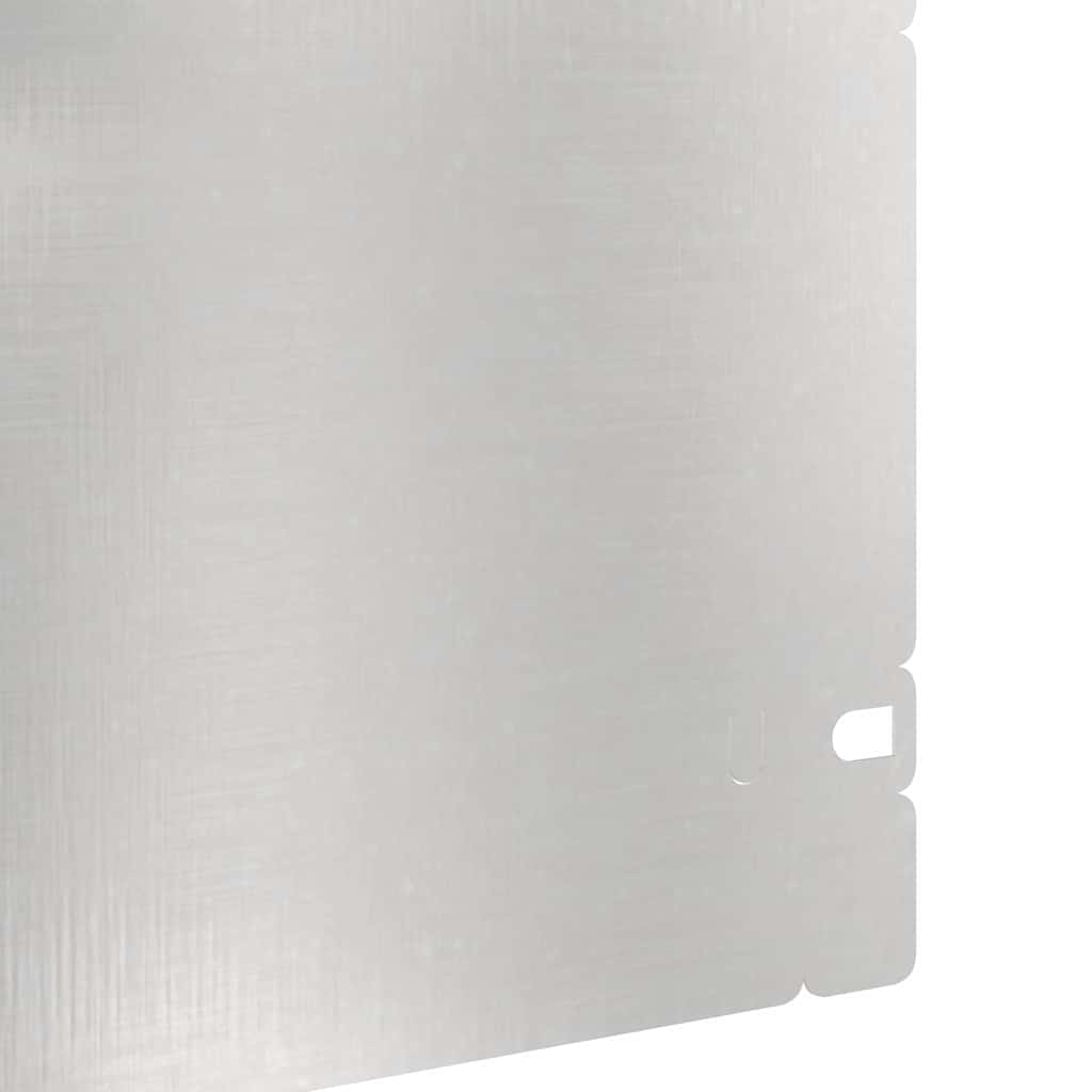 Rasenkanten 10 stk. 103 x 0,05 x 22 cm Edelstahl Silber