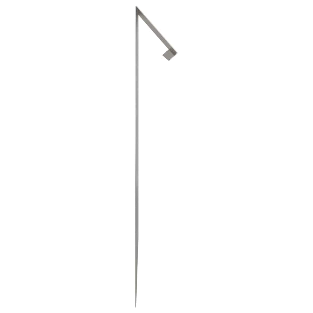 Schneckenzaun 4 stk. 50 x 3,5 x 25 cm Edelstahl Silber