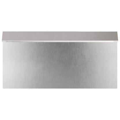 Schneckenzaun 16 stk. 50 x 3,5 x 25 cm Edelstahl Silber