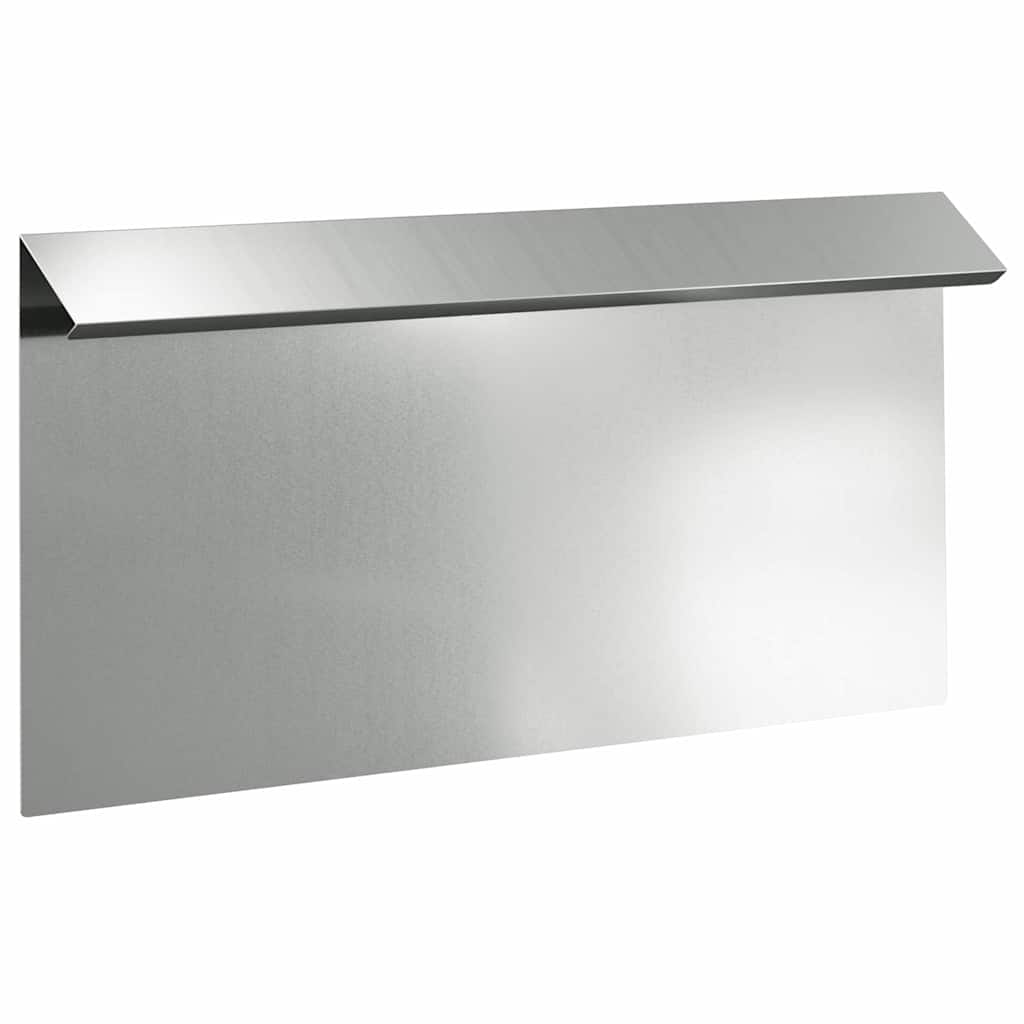 Schneckenzaun 50 x 3,5 x 25 cm Verzinkter Stahl Silber