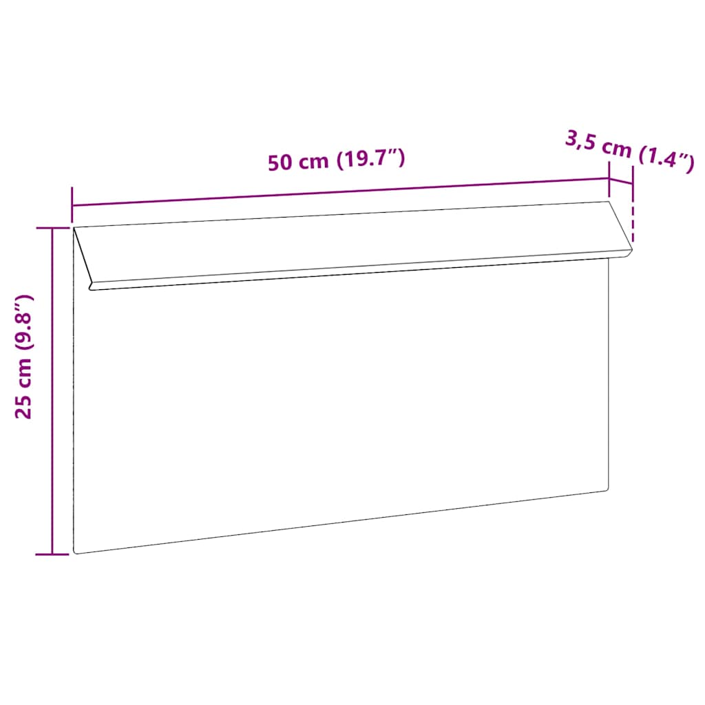 Schneckenzaun 4 stk. 50 x 3,5 x 25 cm Verzinkter Stahl Silber