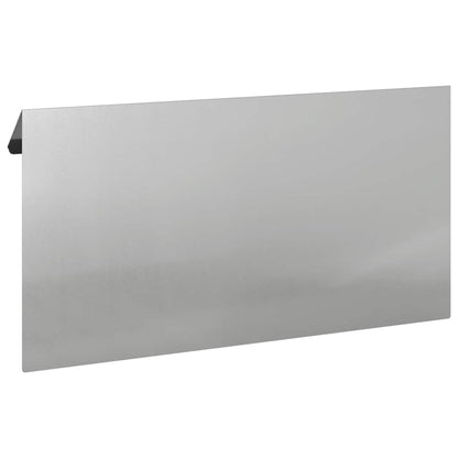 Schneckenzaun 16 stk. 50 x 3,5 x 25 cm Verzinkter Stahl Silber