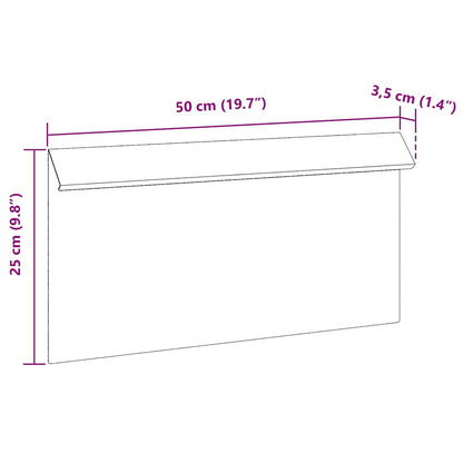 Schneckenzaun 16 stk. 50 x 3,5 x 25 cm Verzinkter Stahl Silber