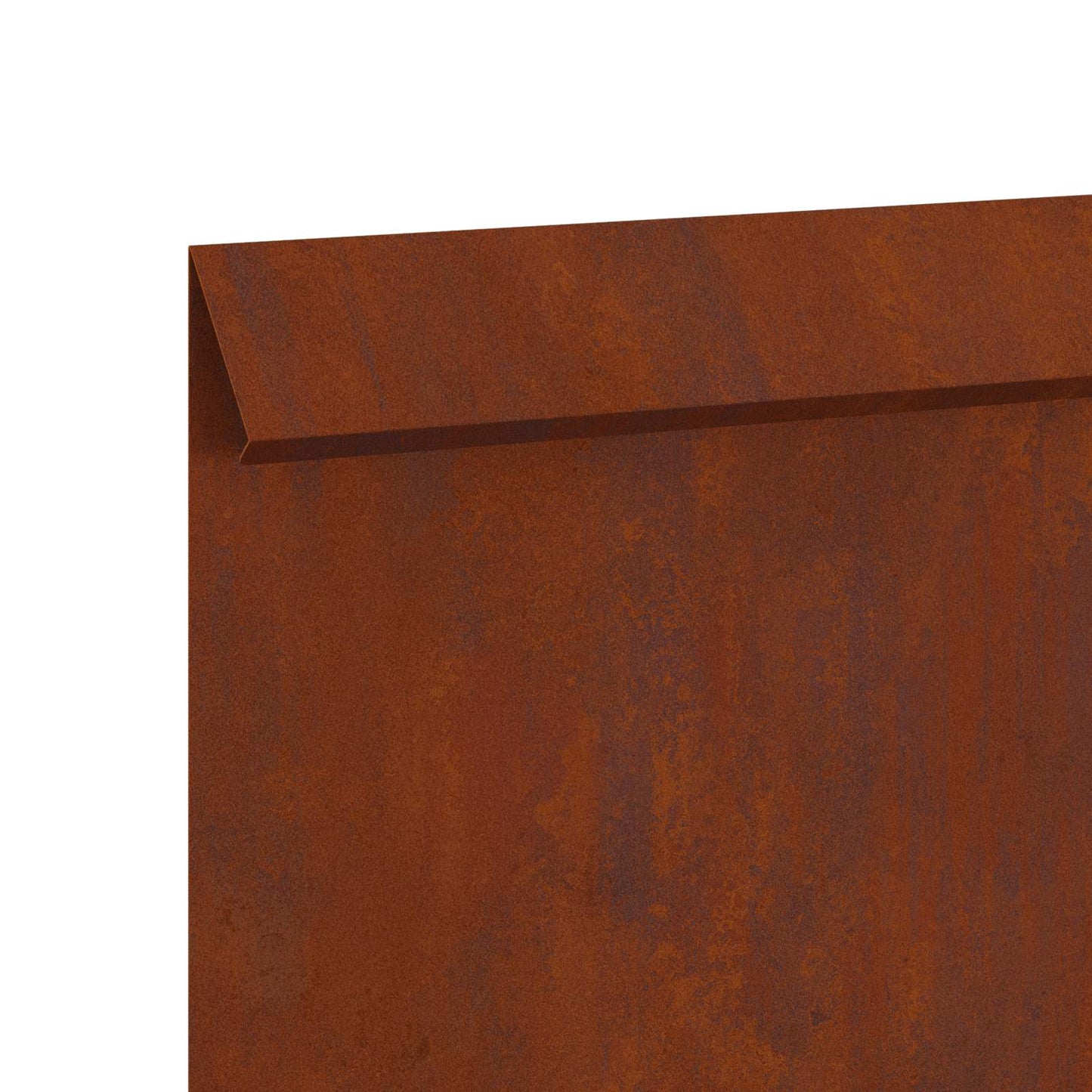 Schneckenzaun 50 x 3,5 x 25 cm Wetterfeststahl Rostoptik