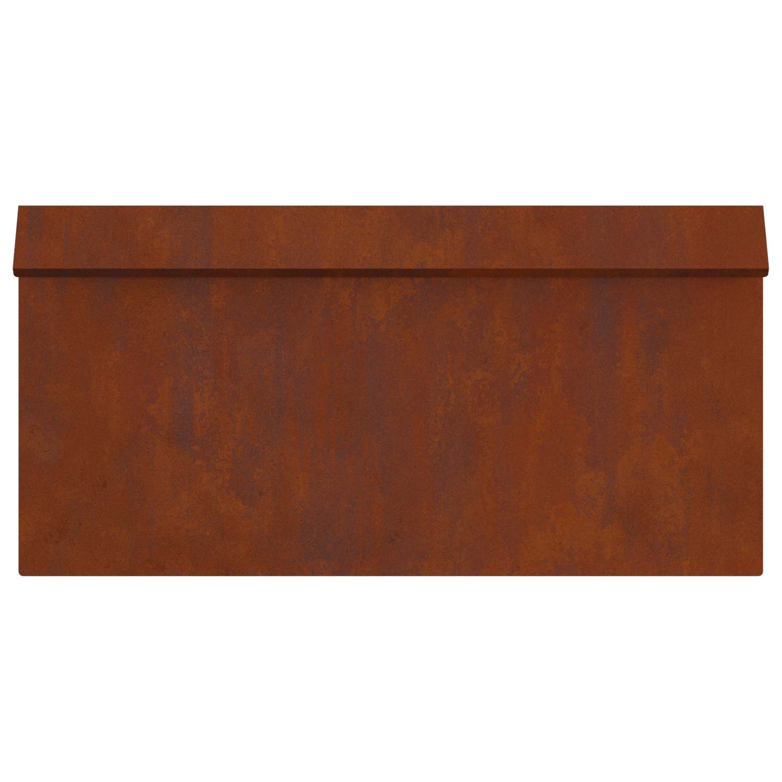 Schneckenzaun 50 x 3,5 x 25 cm Wetterfeststahl Rostoptik