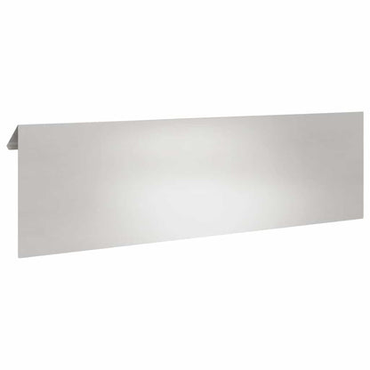 Schneckenzaun 100 x 3,5 x 25 cm Edelstahl Silber