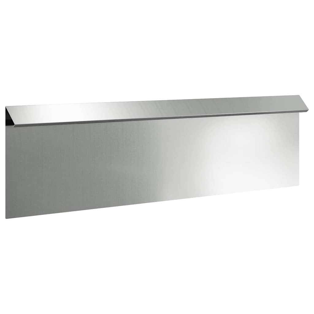 Schneckenzaun 100 x 3,5 x 25 cm Verzinkter Stahl Silber