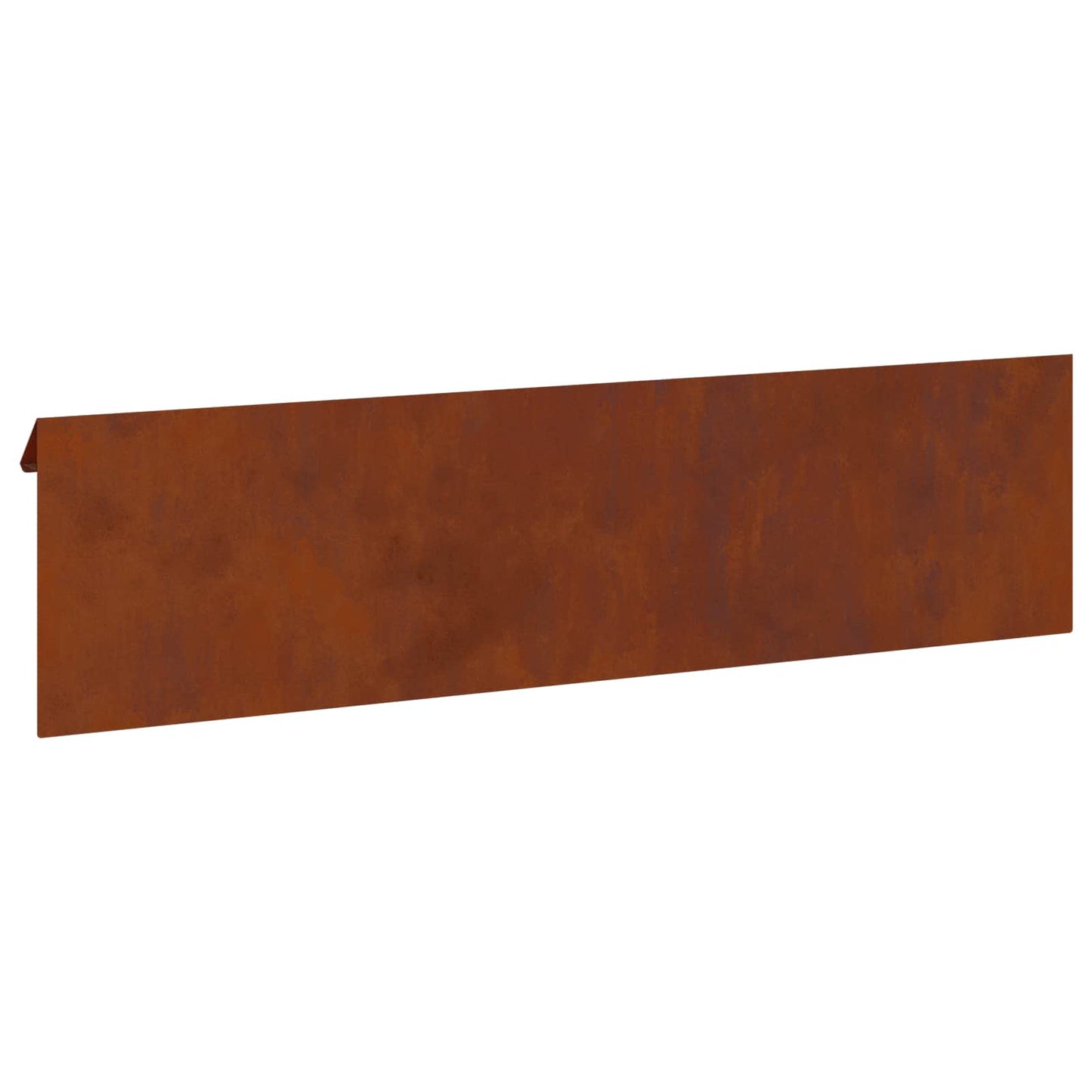 Schneckenzaun 100 x 3,5 x 25 cm Wetterfeststahl Rostoptik