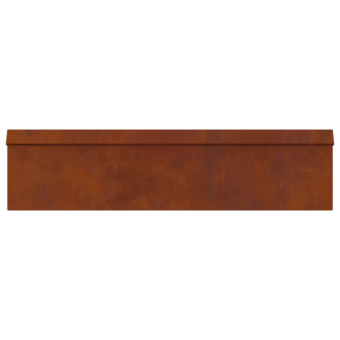 Schneckenzaun 4 stk. 100 x 3,5 x 25 cm Wetterfeststahl