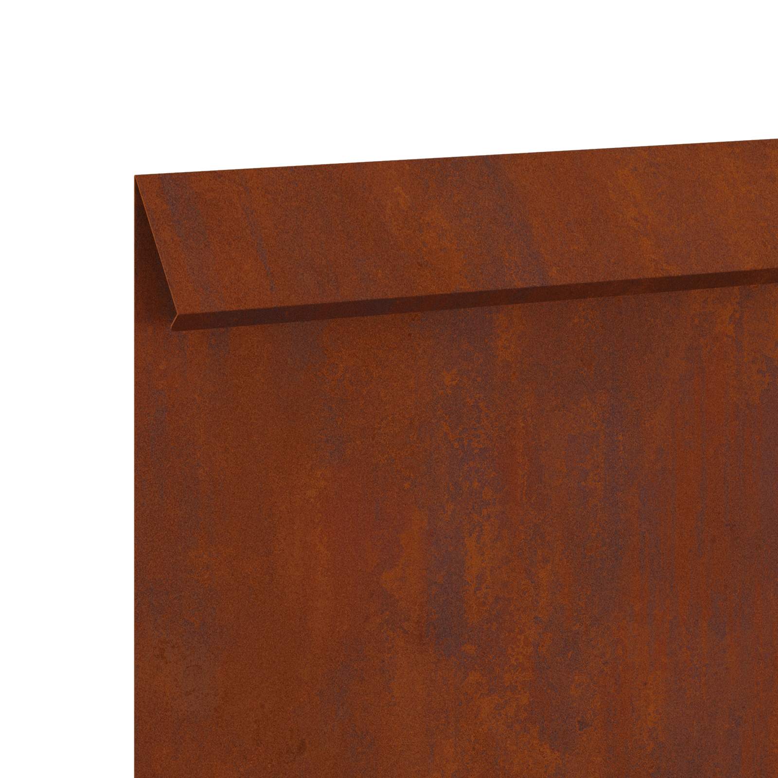 Schneckenzaun 16 stk. 100 x 3,5 x 25 cm Wetterfeststahl