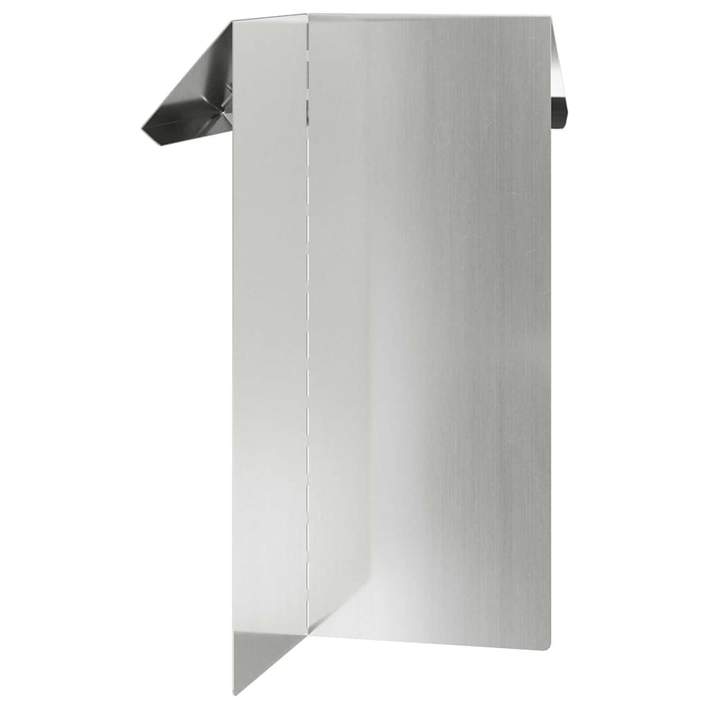 Schneckenzaun 4 stk. 13,5 x 13,5 x 25 cm Verzinkter Stahl