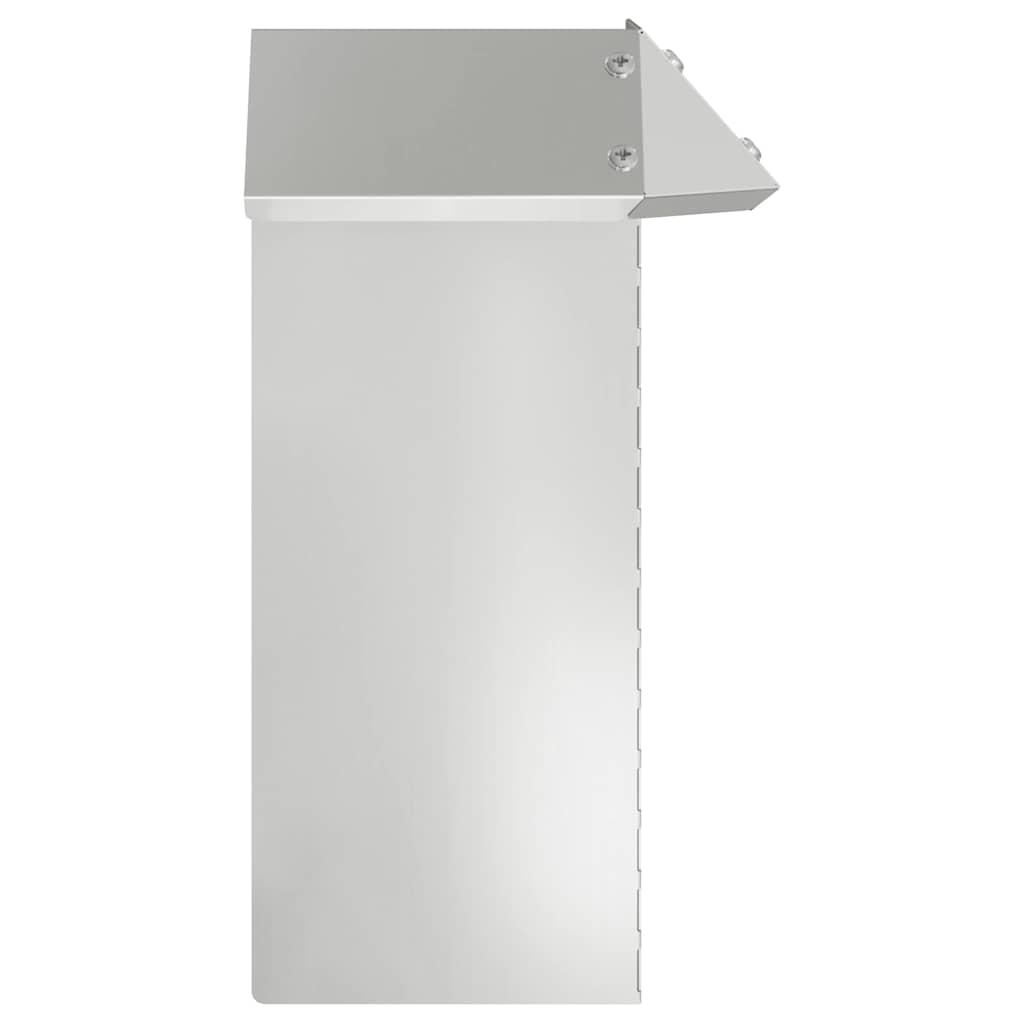 Schneckenzaun 4 stk. 13,5 x 13,5 x 25 cm Verzinkter Stahl