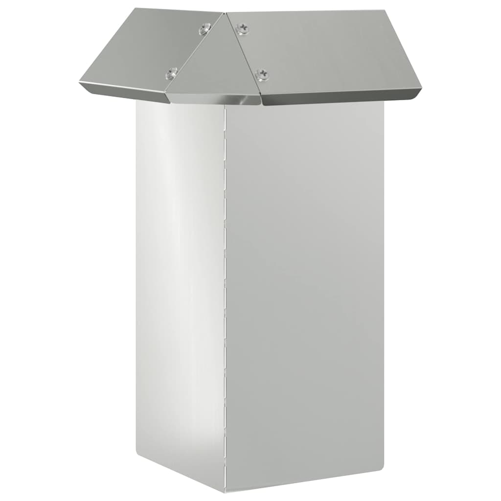 Schneckenzaun 4 stk. 13,5 x 13,5 x 25 cm Verzinkter Stahl