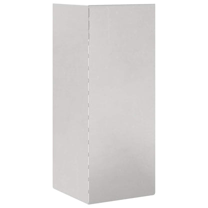 Schneckenzaun 10 x 10 x 25 cm Edelstahl Silber