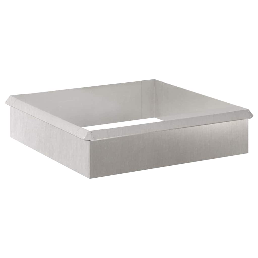 Schneckenzauns 8 stk. 100 x 3,5 x 25 cm Edelstahl Silber