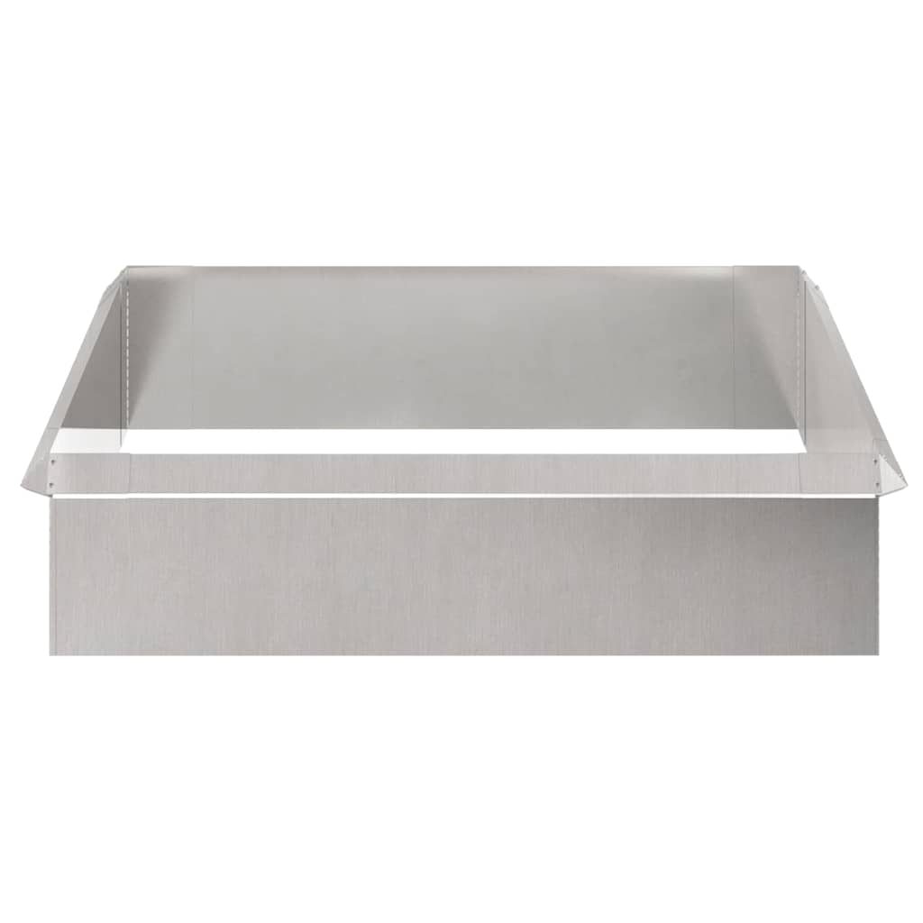 Schneckenzauns 8 stk. 100 x 3,5 x 25 cm Edelstahl Silber