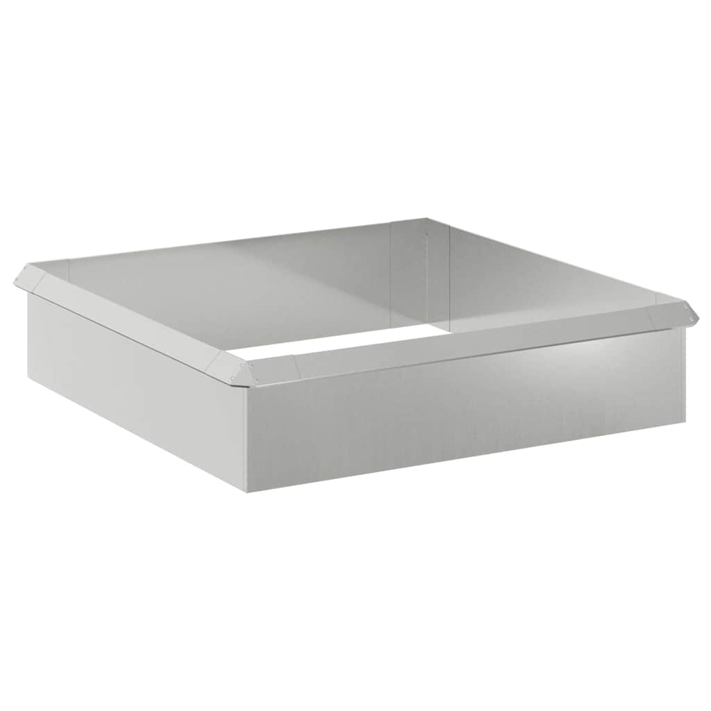 Schneckenzauns 8 stk. 100 x 3,5 x 25 cm Verzinkter Stahl Silber