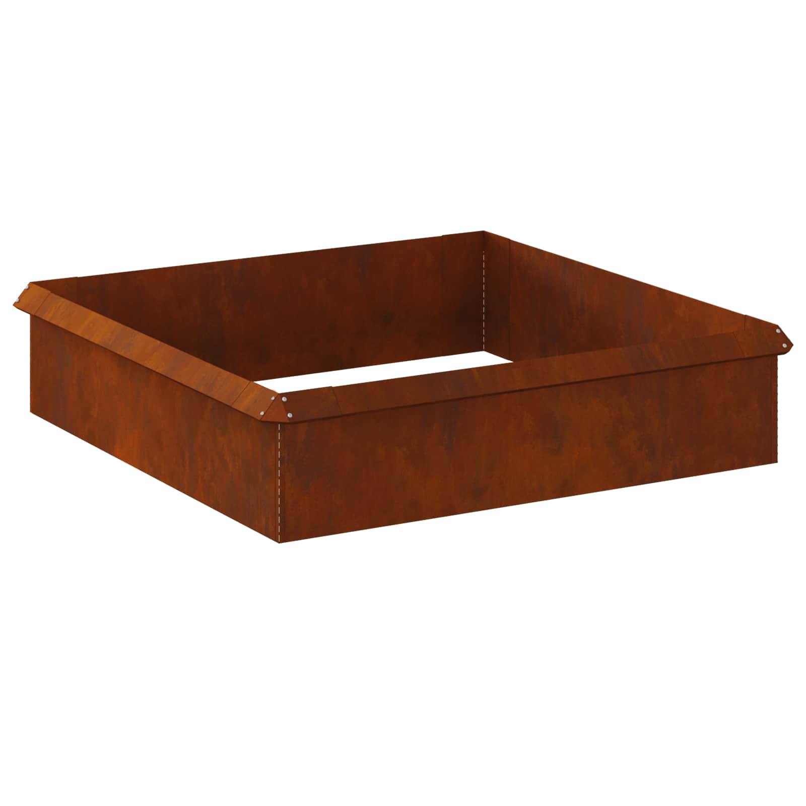 Schneckenzauns 8 stk. 100 x 3,5 x 25 cm Wetterfeststahl Rostig