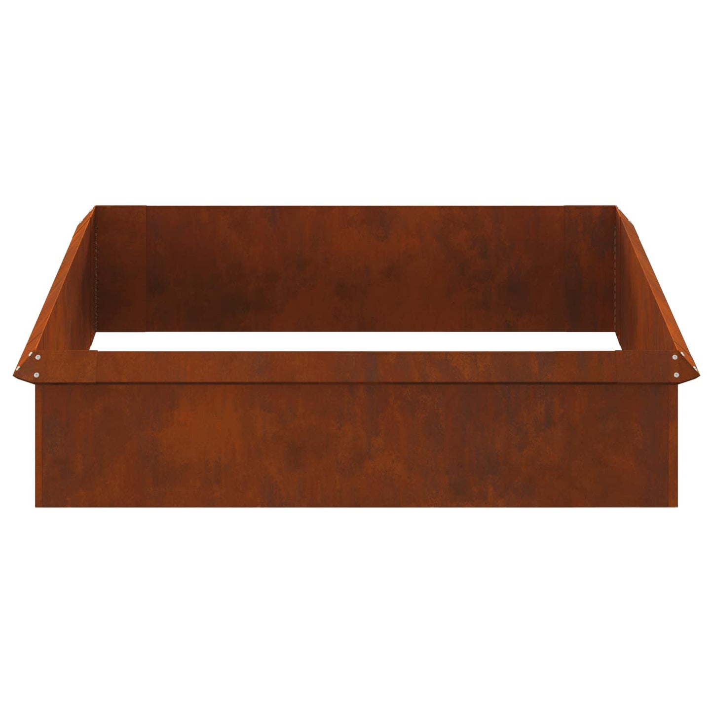 Schneckenzauns 8 stk. 100 x 3,5 x 25 cm Wetterfeststahl Rostig
