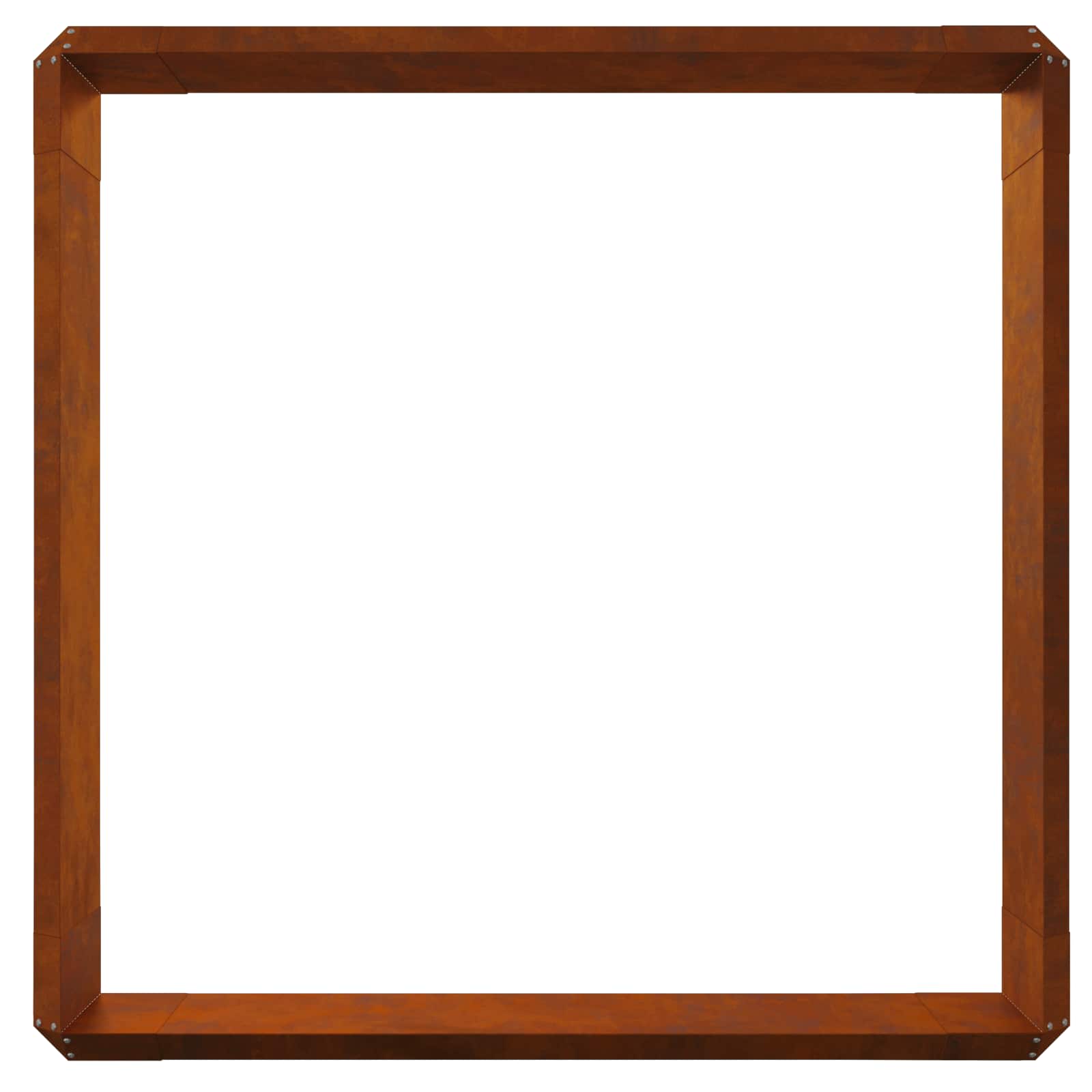 Schneckenzauns 8 stk. 100 x 3,5 x 25 cm Wetterfeststahl Rostig