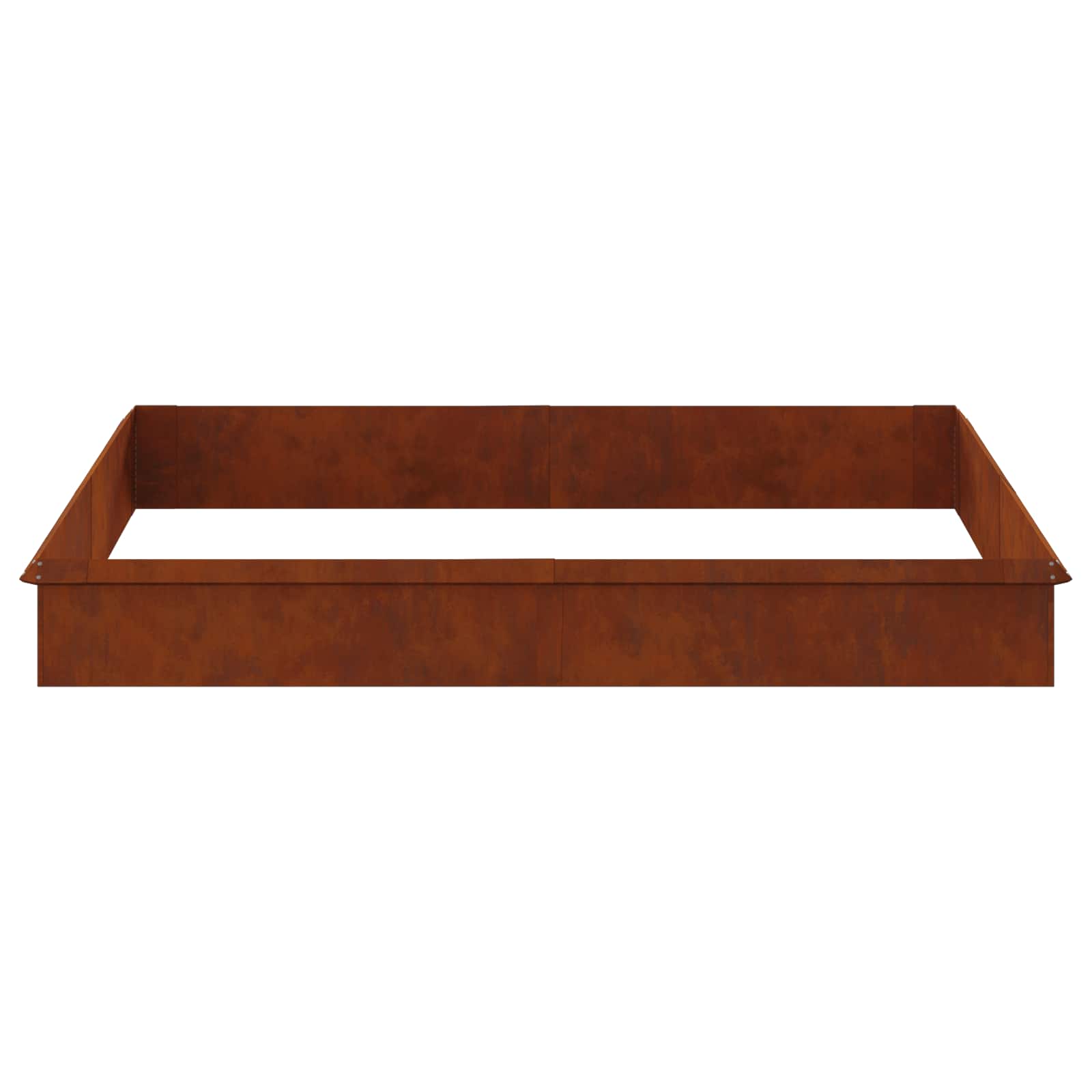 Schneckenzauns 12 stk. 100 x 3,5 x 25 cm Wetterfeststahl Rostig