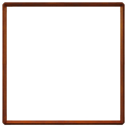 Schneckenzauns 12 stk. 100 x 3,5 x 25 cm Wetterfeststahl Rostig