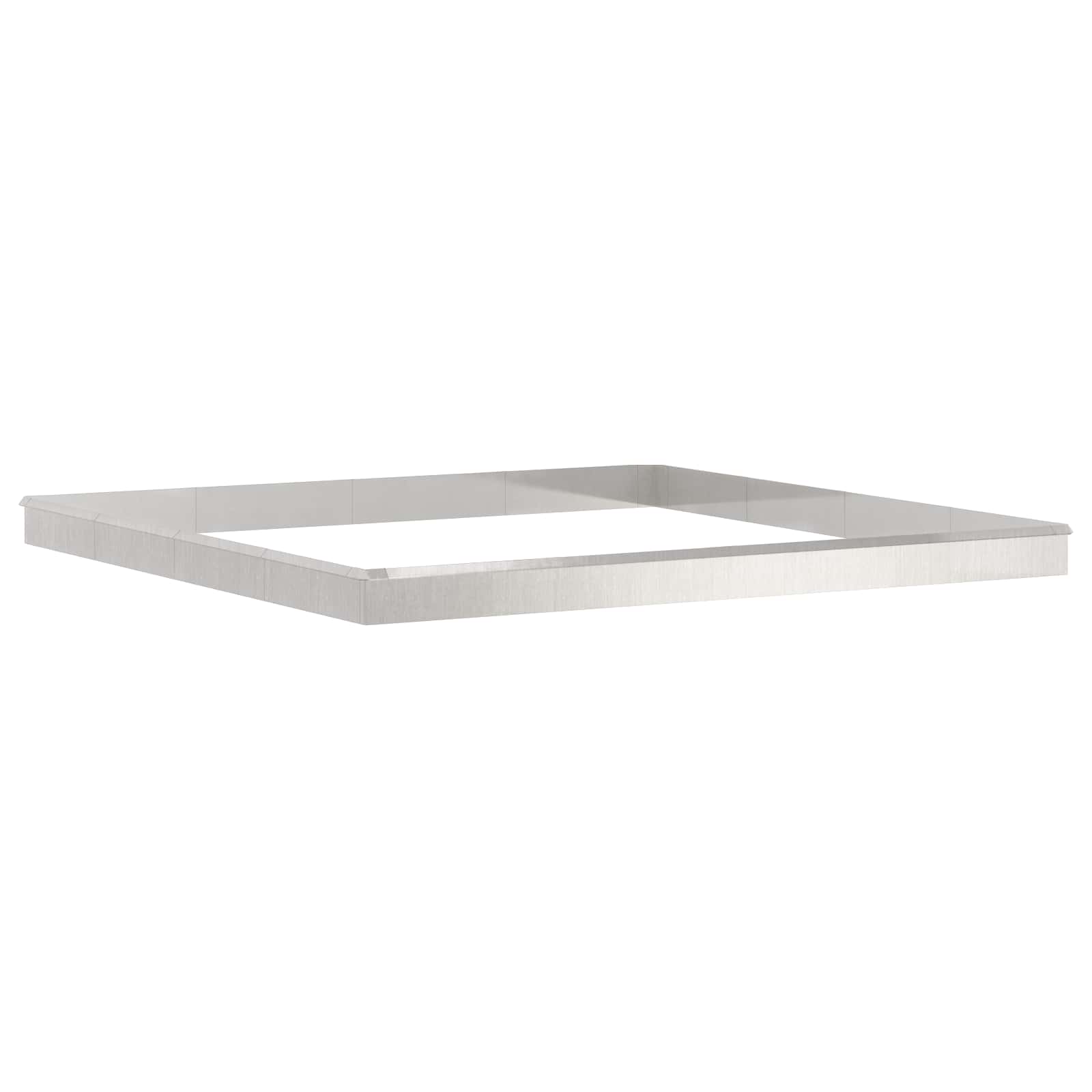 Schneckenzauns 20 stk. 100 x 3,5 x 25 cm Edelstahl Silber