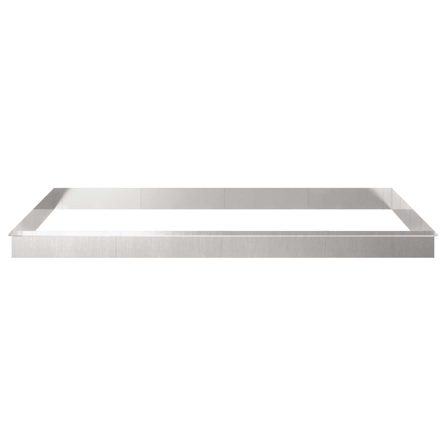 Schneckenzauns 20 stk. 100 x 3,5 x 25 cm Edelstahl Silber