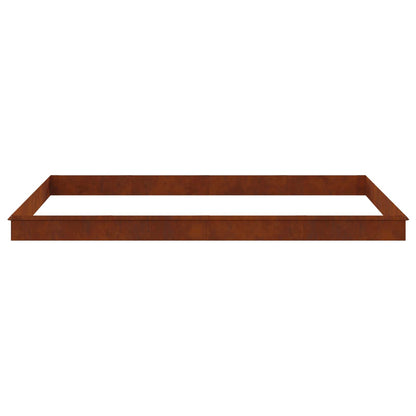 Schneckenzauns 20 stk. 100 x 3,5 x 25 cm Wetterfeststahl Rostig